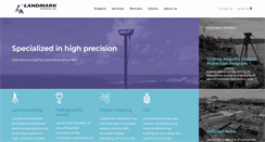 Desktop Screenshot of landmarkgeodetic.com